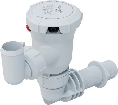 Miniatura 16 de Attwood Bomba aireadora Tsunami MK2 T500 (12 V), 500 GPH, recta a través del casco con accesorios (codo y recto). Reemplazo directo para attwood