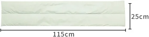 Miniatura 7 de Obosoyo Bufanda acolchada de plumón, bufanda de invierno para mujer, bufanda cálida y plegable para mujer, bufanda de plumón acogedora de invierno
