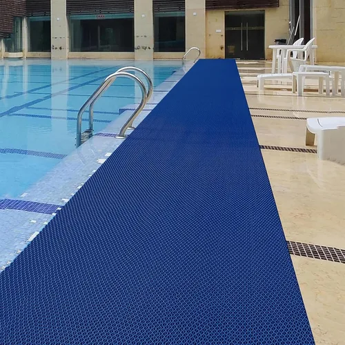 Miniatura 7 de WLWLEO Alfombra de piscina para cubierta antideslizante alfombrillas de drenaje 3x10 pies PVC resistente alfombrillas antideslizantes antifatiga