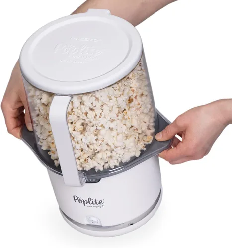 Miniatura 4 de Presto 04812 PopLite Our Munch - Palomitas de maíz para hacer palomitas de maíz, tamaño familiar, cuenco integrado para servir, diseño compacto, 15