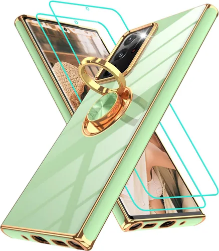 Miniatura 22 de Gritup Funda para Samsung Galaxy A14 5G: Funda Samsung A14 con 2 Protectores de Pantalla, Soporte de Anillo con Rotación 360°, Soporte Magnético