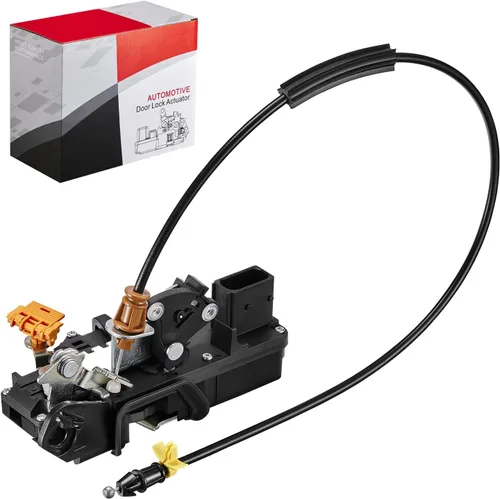 SYERAL Pestillo de bloqueo de puerta eléctrico con cable delantero izquierdo del lado del conductor compatible con Chevrolet Silverado Sierra 1500