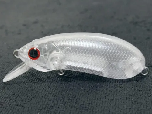 Miniatura 46 de 10 Señuelo en Blanco sin Pintar Minnow Crankbait de Agua Superior sin Labios Jerkbait Señuelos de Pesca UPM760P10