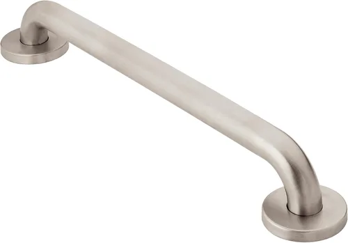 Moen R8742P montaje seguro, barra de agarre de 42 pulgadas, martillada, R8748P Peened