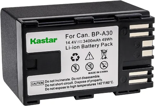 Miniatura 2 de Kastar Paquete de 1 batería BP-A30 de 14.4 V 3400 mAh de repuesto para EOS C200, EOS C200B, EOS C220B, EOS C300 Mark II PL Cinema EOS cámara, cámara