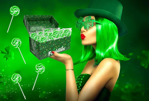 Miniatura 4 de Fruidles Paquete de 24 paletas de remolino de manzana verde, dulces de caramelo, recuerdos de fiesta, 1.5 pulgadas envueltas individualmente