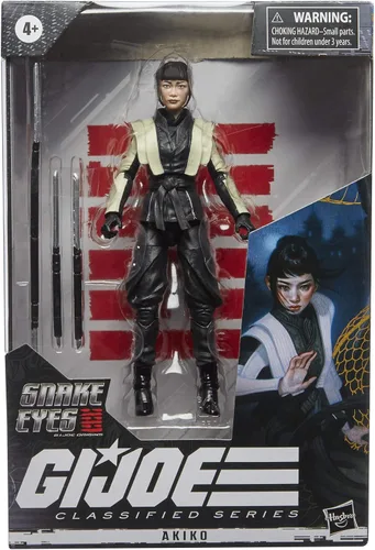 Miniatura 2 de G.I. Joe Serie clasificada Snake Eyes: G.I. Joe Origins Akiko Figura de acción coleccionable 18, juguete de escala premium de 6 pulgadas con paquete