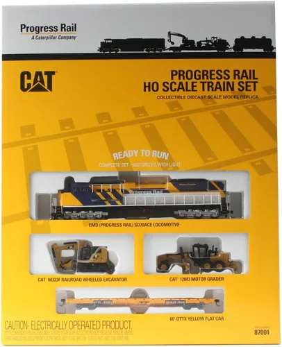 Diecast Masters HO Scale Progress Rail Juego de tren 100 aniversario 87001