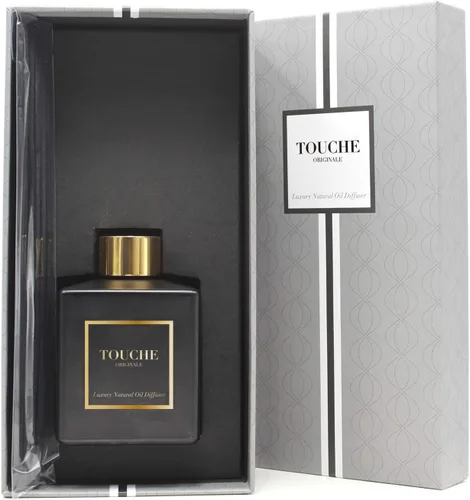Miniatura 9 de TOUCHE Difusor de caña natural de lujo. Fragancia perfumada para el hogar de larga duración. Aceite esencial natural sin alcohol. Botella de vidrio
