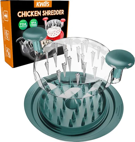 Miniatura 14 de Herramienta trituradora de pollo Twist, trituradora grande de pollo de 11" resistente con placa, molinillos de carne, máquina de gadgets, libre