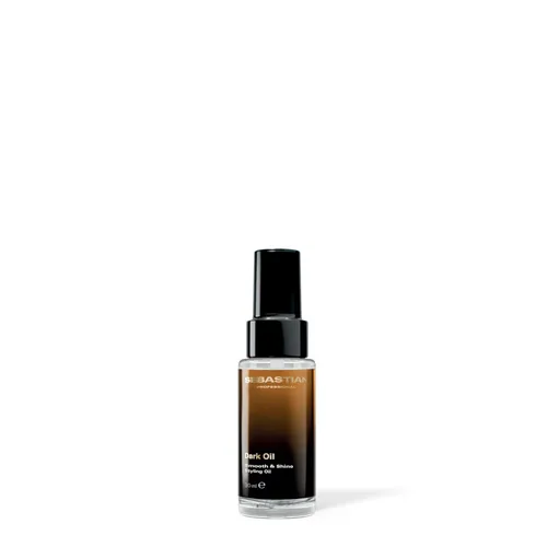 Sebastian Professional Dark Oil Lightweight Hair Styling Oil | Travel Kit | Infused with Sandalwood, Cedarwood, & Argan Oils