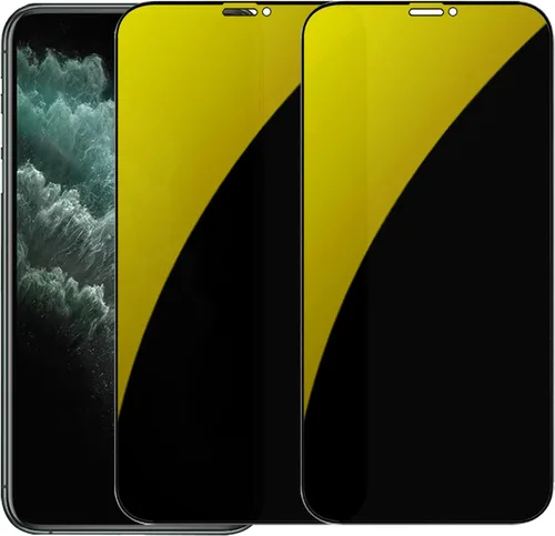 Miniatura 8 de Espejo de vidrio templado antiazul, protector de pantalla anti-espía, película antiespía para iPhone 11 Pro Max/iPhone XS Max, 6.5 pulgadas