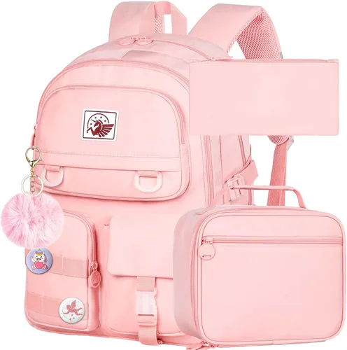 Miniatura 10 de CCJPX Mochila para niñas, mochila escolar para laptop de 16 pulgadas, mochila universitaria, mochila antirrobo para adolescentes, niñas, estudiantes