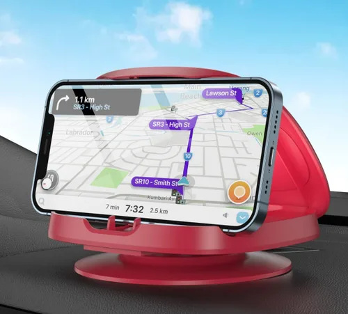 Miniatura 9 de JOYEKY Soporte de teléfono celular para automóvil, soporte vertical horizontal para teléfono con rotación de 360° para tablero de instrumentos