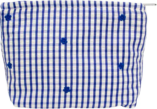 Miniatura 28 de Pazimiik Bolsa de maquillaje floral, grande, de algodón, con cremallera para bolsa de viaje, organizador de maquillaje de lona para mujeres, Algodón