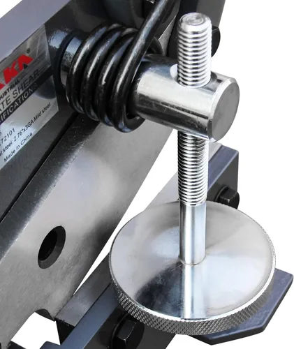 Miniatura 7 de KAKA INDUSTRIAL Cizalla de metal, cortador de chapa metálica de 5 pulgadas para barras de acero y placas de cobre, herramienta manual