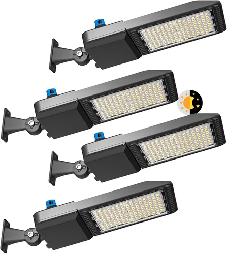 Miniatura 9 de Luces LED de estacionamiento de 240 W (240 x 1 W) para exteriores, 60000LM (250 Lm/W) 5000 K, luces LED comerciales de 6 KV SPD IP65, luz de poste