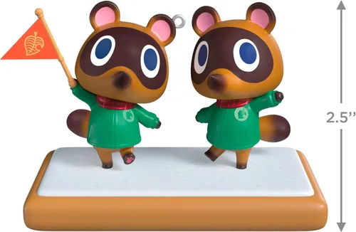 Miniatura 4 de Hallmark Keepsake Adorno de Navidad 2025, Nintendo Animal Crossing Timmy y Tommy, regalos para jugadores