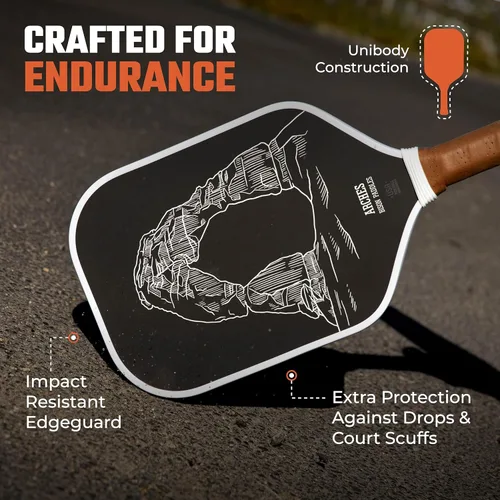 Miniatura 5 de Bison Paddles: Carbon Fiber Pickleball Paddle Set of 2 - National Parks Edition Durable Unibody Construction Textured Carbon Fiber Surface