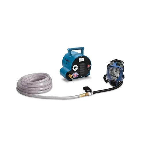 Allegro 9200-01 | Sistema respirador de aire suministrado con máscara completa de un trabajador con bomba de ¼ HP y manguera de 50 pies | Bomba de