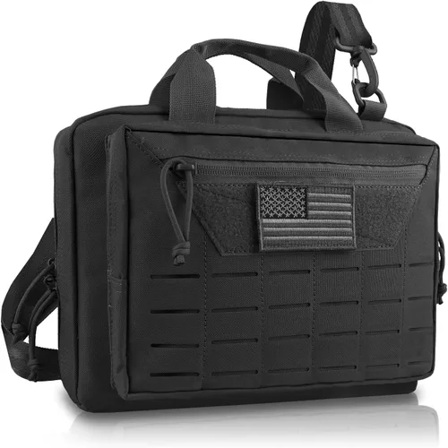 Estuche de pistola táctica Caza Bolsa de campo de tiro suave Estuche de pistola táctica Bolsa de rango de pistola táctica Negro