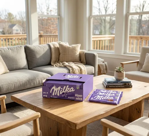 Miniatura 5 de Milka Alpenmilch - Barra de chocolate, 3.5 onzas (paquete de 24)