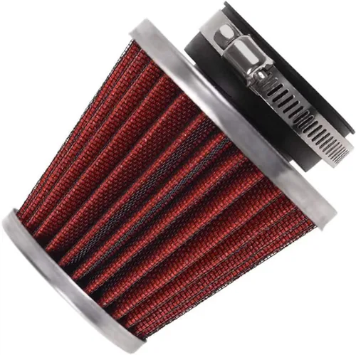Evermotor - Filtro de aire de acero de doble capa para motor, limpiador de carburador de 34 mm, 35 mm, 36 mm, para motocicleta, scooter, ATV,