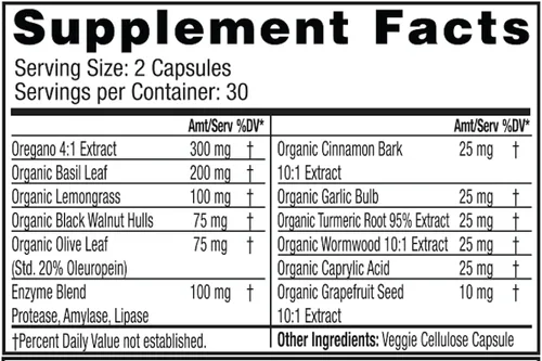 Miniatura 2 de Dr. Tennant's Desintoxicación fúngica Limpieza por Candida, estado de ánimo y equilibrio hormonal Promueve niveles saludables de levadura