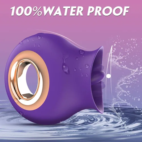 Miniatura 5 de Juguetes para adultos, vibrador de clítoris rosa, vibrador de juguete para lamer la lengua con 9 modos, recargable e impermeable, juguetes sexuales