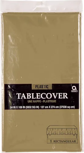 Miniatura 9 de Mantel de plástico negro azabache, 54 x 108 pulgadas (1 unidad), elegante esencial para eventos, perfecto para fiestas, bodas y ocasiones especiales