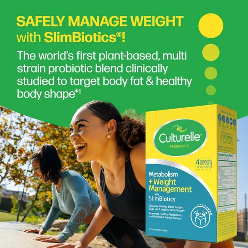 Miniatura 5 de Culturelle Metabolismo + Control de peso con cápsulas probióticas SlimBiotics® – 30 unidades – Ayuda a controlar el peso de manera segura - Promueve