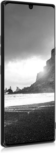 Miniatura 2 de kwmobile Funda compatible con LG Velvet Case - Funda protectora de silicona TPU suave y delgada - Negro mate