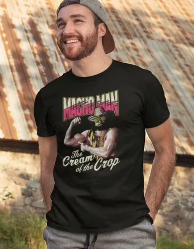 Miniatura 3 de American Classics Macho Man Cream of The Crop Black Adult T-Shirt Tee