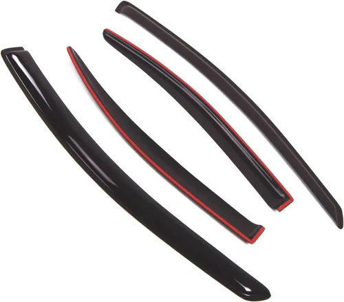 Miniatura 2 de Viseras de ventilación de ventana de montaje exterior, protectores de lluvia compatibles con Pontiac G6 2005-2010 Deflectores de viento de ventana