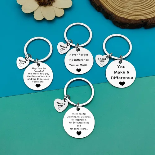 Miniatura 4 de 24 piezas de regalos de agradecimiento, llavero de agradecimiento para mentor jefe, regalo de despedida, regalo de jubilación para entrenador