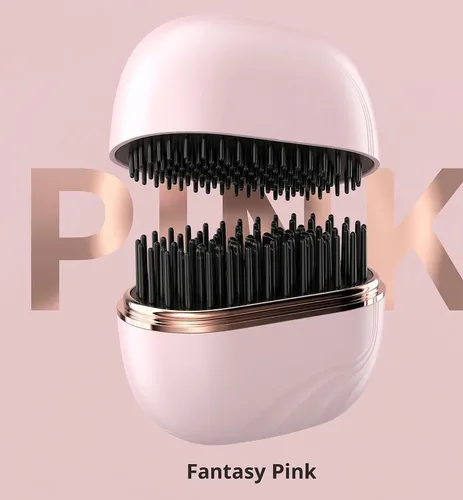 Miniatura 6 de Cepillo alisador de pelo inalámbrico portátil, mini peine inalámbrico para alisar el cabello con batería recargable, cepillo térmico de viaje