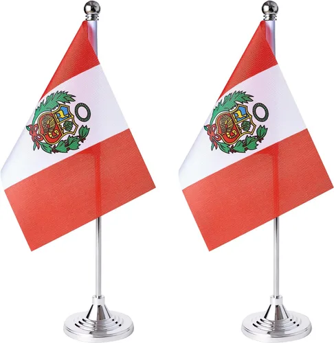 Miniatura 38 de ZXvZYT Paquete de 2 banderas de mesa argentinas con base de soporte, decoración de eventos de festivales internacionales, decoración de oficina