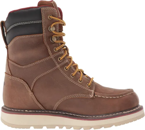Miniatura 6 de KEEN Utility Cincinnati - Botas de trabajo para mujer (8.0in), diseño de cuña, marrón, 11