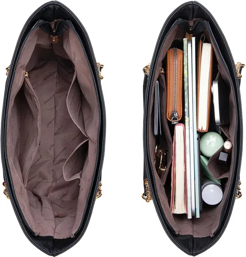 Miniatura 4 de Montana West Bolsa Tote para Mujeres Bolsos de Mano con Asa Superior de Cadena