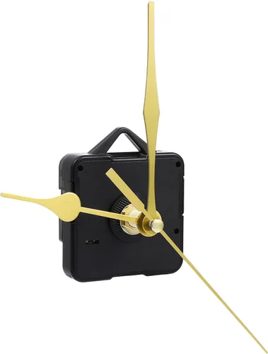 DOITOOL Kit de repuesto de mecanismo de reloj de cuarzo silencioso, movimiento del reloj de pared, mecanismo de reloj a pilas, piezas de reparación