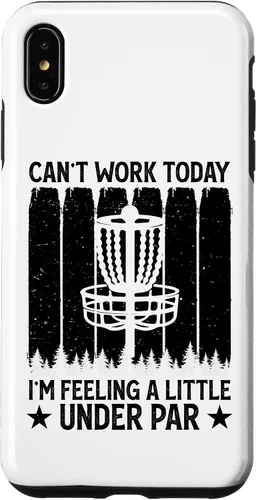 Miniatura 7 de iPhone X/XS Can't Work Today I'm Feeling A Little Under Par - Disc Golf Case