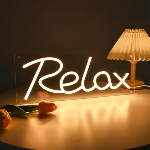 Miniatura 11 de Britrio Letrero de luz de neón LED de 13.4 pulgadas en forma de corazón, letrero de neón para colgar en la pared, arte de pared para bar, dormitorio