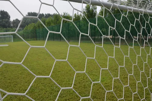 Miniatura 3 de Aoneky Red de portería de fútbol de poliéster, cable de 0.157 in, red de repuesto para postes de fútbol de tamaño completo, red de fútbol