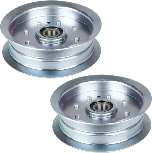Polea tensora plana para MTD 756-05034A John Deere GY20629 GY22082 XT1-LT42, XT1-LT42C, XT1-LT46, XT1-LT50, XT1-ST54, XT2-LX46 RZT-L46, RZT-L50,