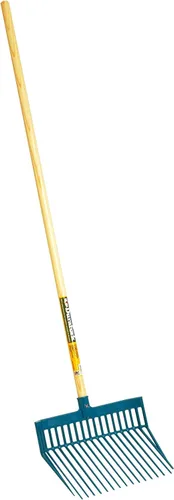 Miniatura 3 de Little Giant® DuraFork Horca de Heno Horca para Estiércol Horca Estable de Policarbonato con Púas Anguladas Azul Baya