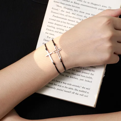 Miniatura 2 de Tarsus Pulsera de cruz para mujeres y hombres, regalos religiosos para mujeres y hombres, regalos cristianos para mujeres, amigos, familia