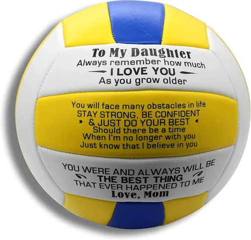 Miniatura 7 de Uloveido Pelotas deportivas para interiores y exteriores, para mi hija, voleibol para niñas y mujeres, regalo de mamá o papá Y605
