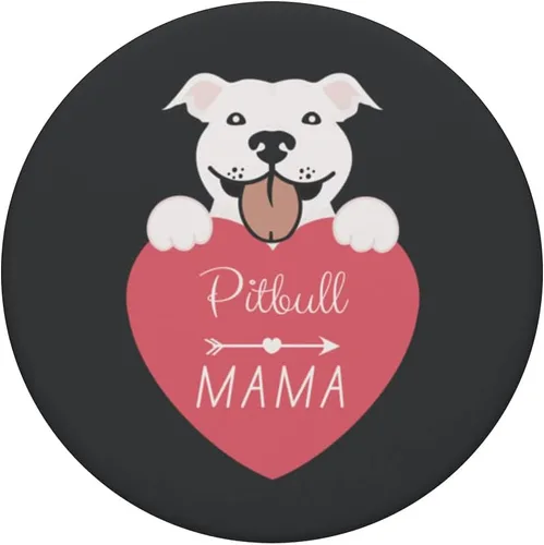 Miniatura 3 de Pitbull Mama Regalos para Pittie Mom, Pit Bull Mom PopSockets intercambiables PopGrip