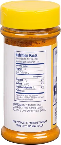 Miniatura 2 de Blue Mountain Country Curry jamaicano en polvo, 6 onzas – Auténtica mezcla de curry de las Indias Occidentales – Condimento caribeño para pollo