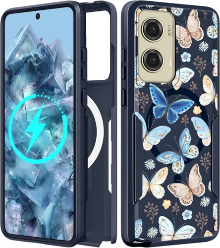 Miniatura 186 de Funda para Moto G 5G 2024 – Compatible con MagSafe para mujeres y niñas, bonita funda protectora magnética para teléfono, diseño femenino Kawaii